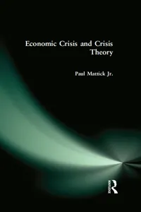 Economic Crisis and Crisis Theory_cover