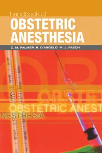 Handbook of Obstetric Anesthesia_cover