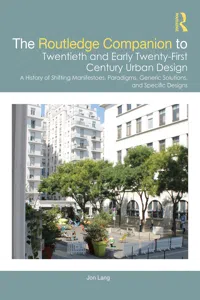 The Routledge Companion to Twentieth and Early Twenty-First Century Urban Design_cover