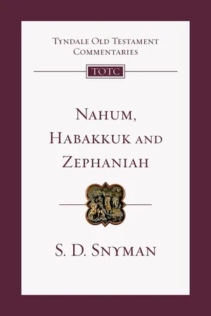 Nahum, Habakkuk and Zephaniah