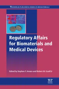 Regulatory Affairs for Biomaterials and Medical Devices_cover