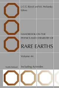 Handbook on the Physics and Chemistry of Rare Earths_cover