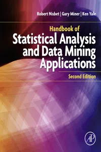 Handbook of Statistical Analysis and Data Mining Applications_cover