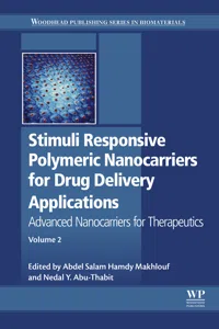 Stimuli Responsive Polymeric Nanocarriers for Drug Delivery Applications_cover