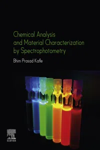 Chemical Analysis and Material Characterization by Spectrophotometry_cover