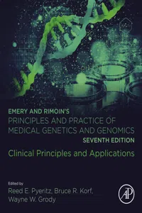 Emery and Rimoin's Principles and Practice of Medical Genetics and Genomics_cover