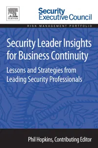 Security Leader Insights for Business Continuity_cover