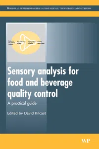 Sensory Analysis for Food and Beverage Quality Control_cover