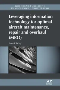 Leveraging Information Technology for Optimal Aircraft Maintenance, Repair and Overhaul_cover
