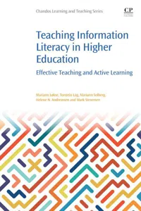 Teaching Information Literacy in Higher Education_cover