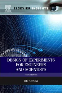 Design of Experiments for Engineers and Scientists_cover