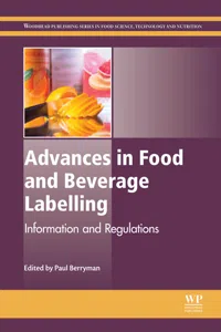 Advances in Food and Beverage Labelling_cover