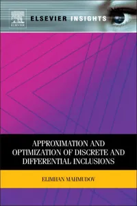 Approximation and Optimization of Discrete and Differential Inclusions_cover