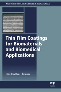 Thin Film Coatings for Biomaterials and Biomedical Applications_cover