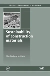 Sustainability of Construction Materials_cover