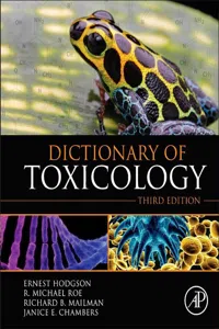 Dictionary of Toxicology_cover