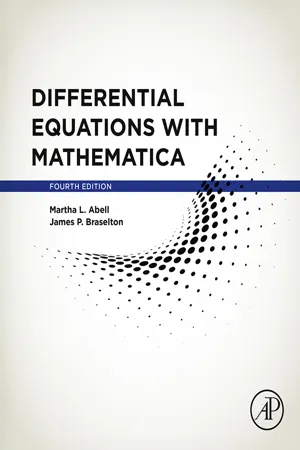 Differential Equations with Mathematica