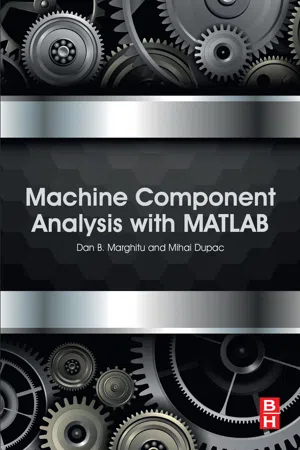 Machine Component Analysis with MATLAB