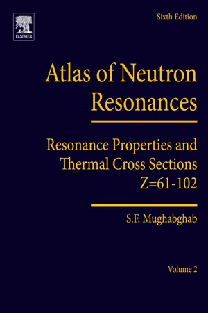 Atlas of Neutron Resonances