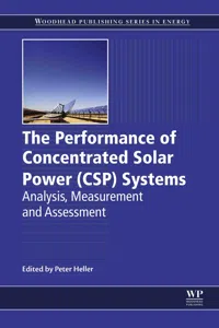 The Performance of Concentrated Solar Power Systems_cover