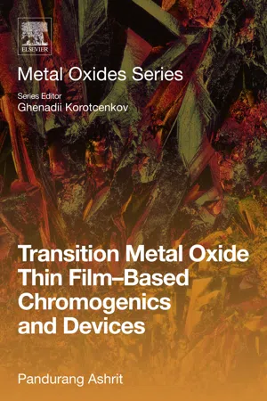 Transition Metal Oxide Thin Film-Based Chromogenics and Devices