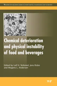 Chemical Deterioration and Physical Instability of Food and Beverages_cover