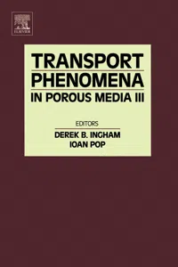 Transport Phenomena in Porous Media III_cover