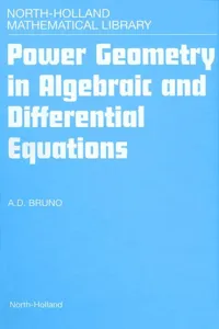 Power Geometry in Algebraic and Differential Equations_cover