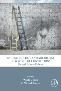 The Psychology and Sociology of Wrongful Convictions_cover