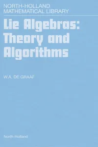 Lie Algebras: Theory and Algorithms_cover