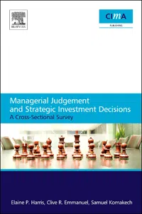 Managerial Judgement and Strategic Investment Decisions_cover