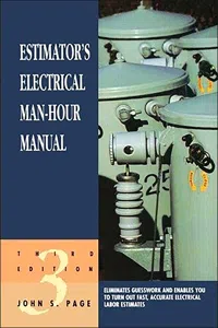 Estimator's Electrical Man-Hour Manual_cover