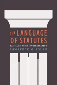 The Language of Statutes_cover