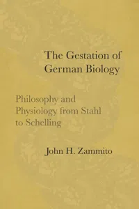 The Gestation of German Biology_cover