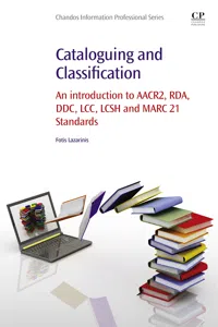 Cataloguing and Classification_cover