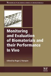 Monitoring and Evaluation of Biomaterials and their Performance In Vivo_cover