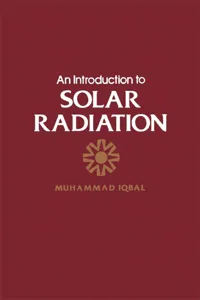 An Introduction To Solar Radiation_cover