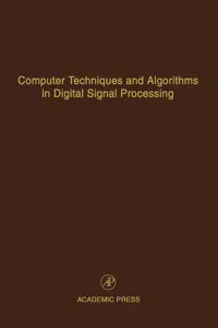 Computer Techniques and Algorithms in Digital Signal Processing_cover