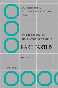 Handbook on the Physics and Chemistry of Rare Earths_cover
