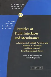 Particles at Fluid Interfaces and Membranes_cover