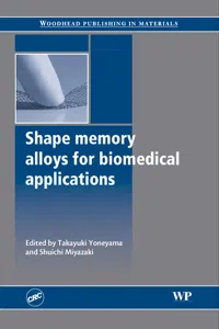 Shape Memory Alloys for Biomedical Applications_cover