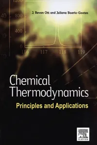 Chemical Thermodynamics: Principles and Applications_cover