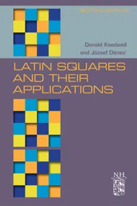 Latin Squares and Their Applications_cover
