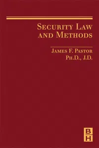 Security Law and Methods_cover