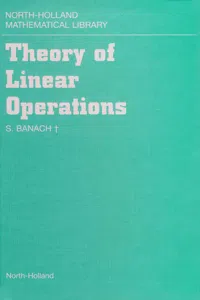 Theory of Linear Operations_cover