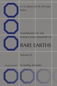 Handbook on the Physics and Chemistry of Rare Earths_cover