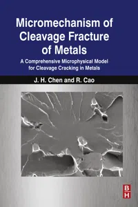 Micromechanism of Cleavage Fracture of Metals_cover