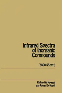 Handbook of Infrared and Raman Spectra of Inorganic Compounds and Organic Salts_cover