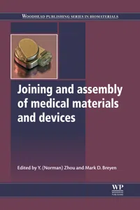 Joining and Assembly of Medical Materials and Devices_cover