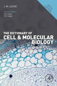 The Dictionary of Cell and Molecular Biology_cover